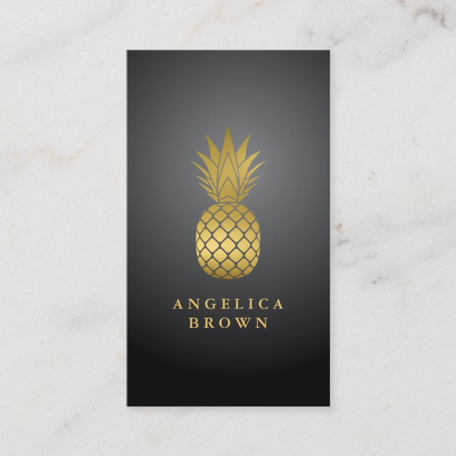 Carte de visite d'ananas (Devant)