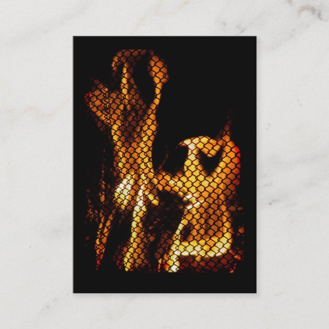 Carte De Visite Dancing Fire ATC (Devant)