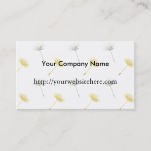 Carte De Visite Dandelion Flowers