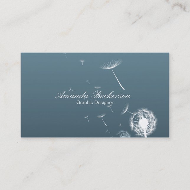 Carte De Visite Dandelions (Devant)