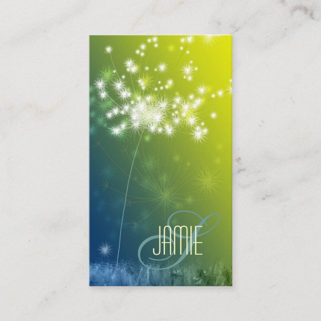 Carte De Visite Dandelions professionnels (Devant)