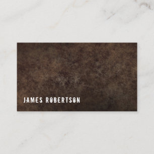 Carte de visite dans un style brutal avec arrière-