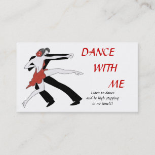 Carte De Visite Danse avec moi