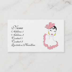 Carte De Visite danse d'amour.
