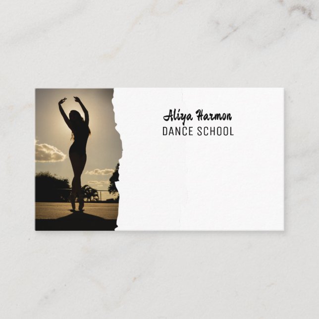 Carte De Visite Danse de ballet (Devant)