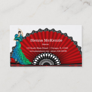 Carte De Visite Danseur flamenco