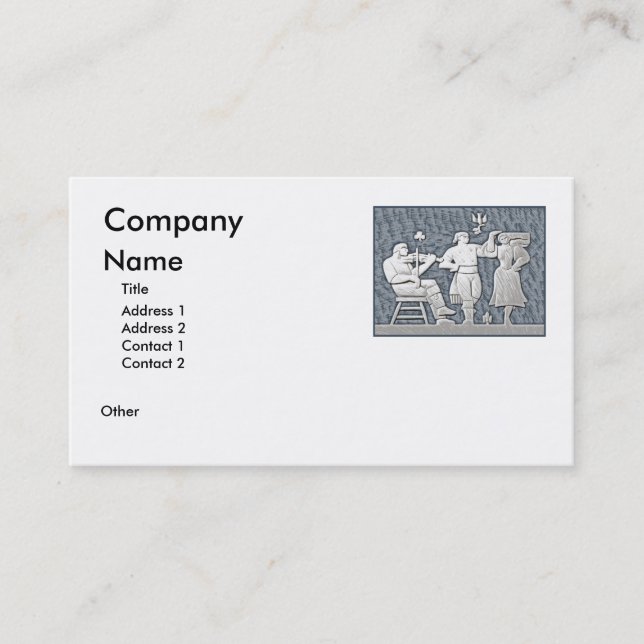 Carte De Visite Danseurs (Devant)