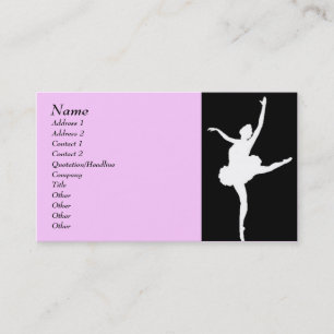 Carte De Visite Danseuse