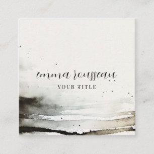 Carte de visite d'aquarelle Ethereal Abstrait