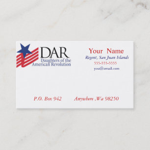Carte de visite DAR