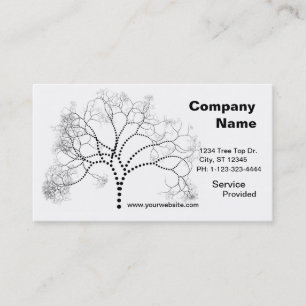 Carte de visite d'arbre