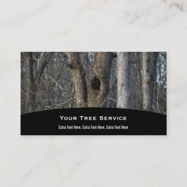 Carte de visite d'arbre (Devant)