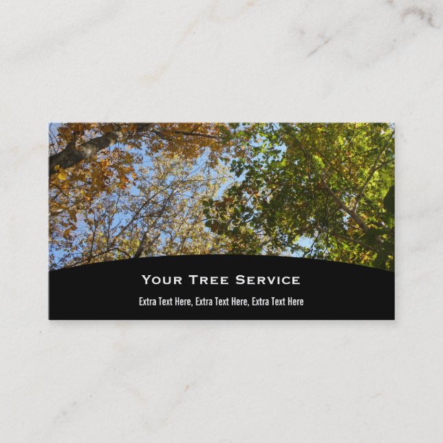 Carte de visite d'arbre (Devant)