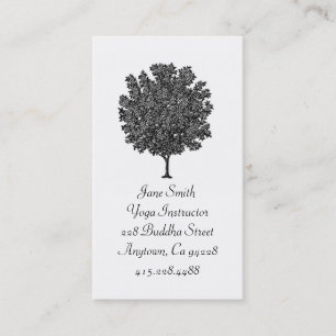 Carte de visite d'arbre fruitier
