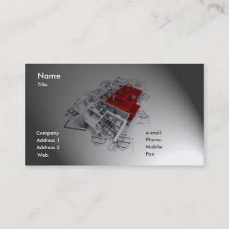 Carte de visite d'architecte