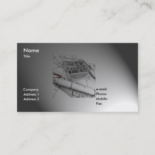 Carte de visite d'architecte