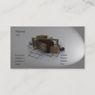Carte de visite d'architecte