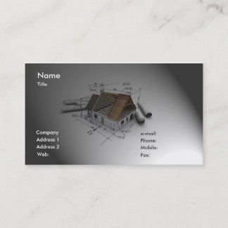 Carte de visite d'architecte