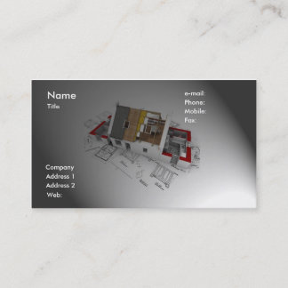 Carte de visite d'architecte