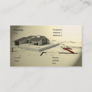 Carte de visite d'architecte