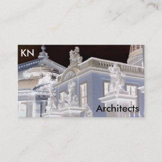 Carte de visite d'architecture de la photographie 