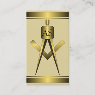 Carte de visite d'architecture Gold Architect Comp