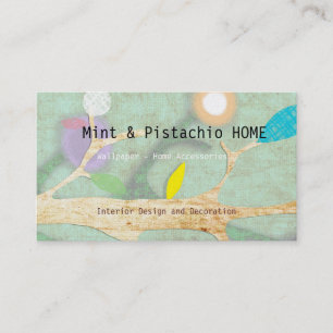 Carte de visite d'art primitif Gold Paper