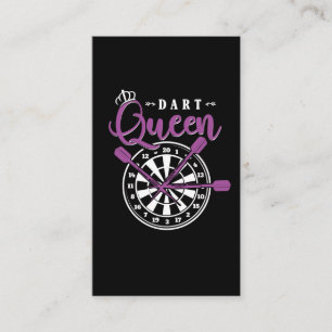 Carte De Visite Dart Queen Dart Arrow Dartboard Girl