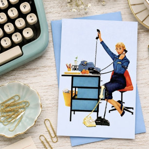 Carte de visite d'assistant administratif