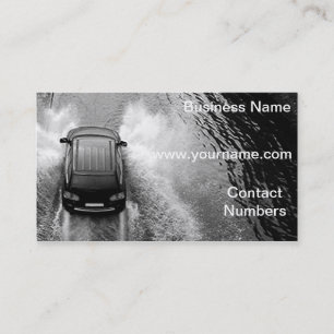 Carte de visite d'assurance contre les inondations