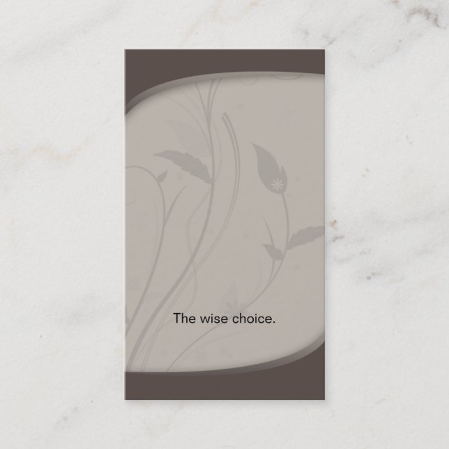 Carte de visite d'assurance maladie (Devant)