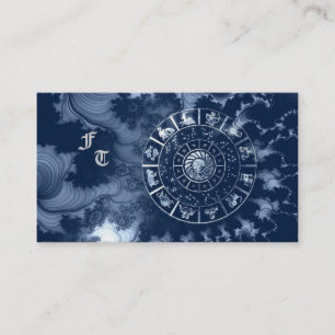 Carte de visite d'astrologie