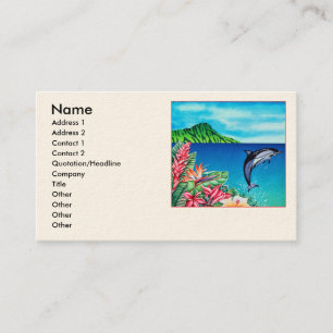 Carte De Visite Dauphin hawaïen