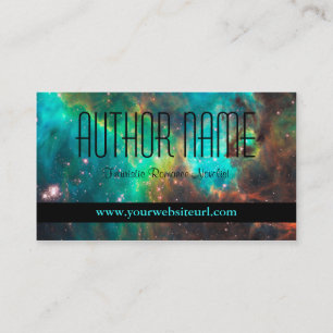 Carte de visite d'auteur futuriste ou Sci Fi