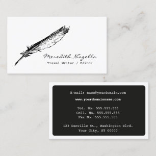 Carte de visite d'auteur/rédacteur/auteurs