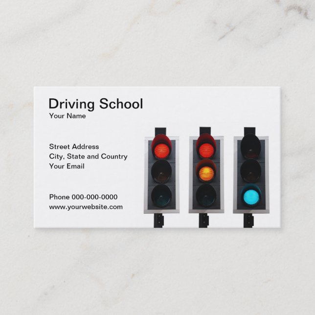 Carte de visite d'auto-école (Devant)