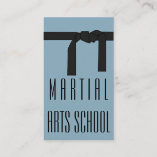 Carte de visite d'autodéfense de Karate Arts marti