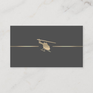 Carte de visite d'aviation minimal