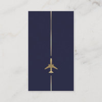 Carte de visite d'aviation minimal
