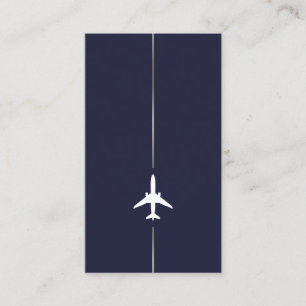 Carte de visite d'aviation minimal