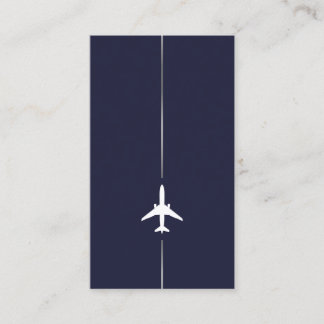 Carte de visite d'aviation minimal