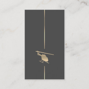 Carte de visite d'aviation minimal