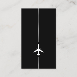Carte de visite d'aviation minimal