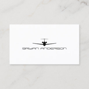 Carte de visite d'avion