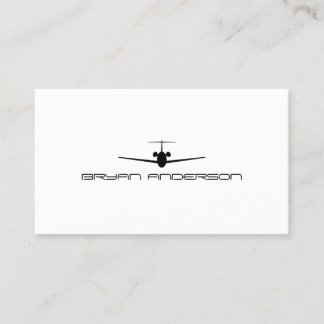 Carte de visite d'avion