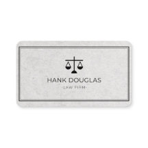 Carte de visite d'avocat moderne