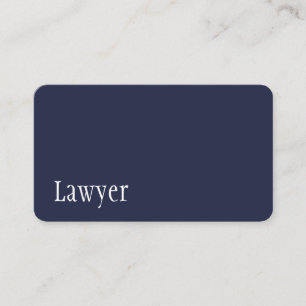 Carte de visite d'avocat moderne