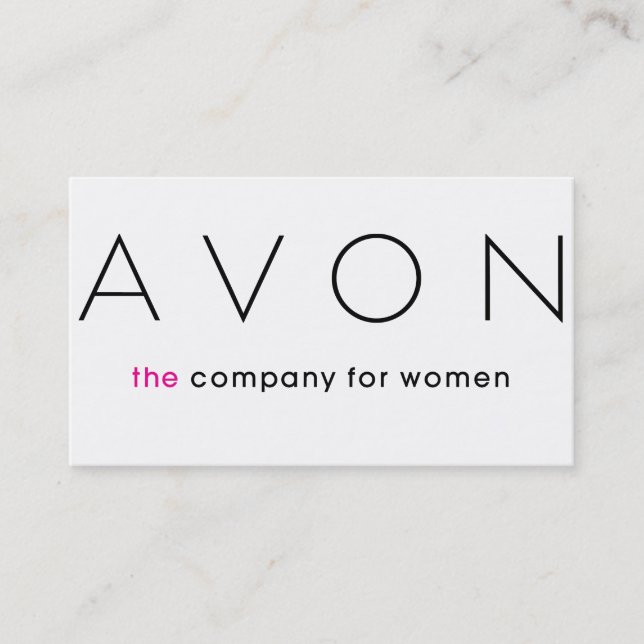 Carte de visite d'Avon (Devant)