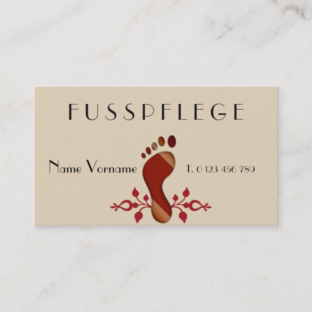 Carte De Visite de (Devant)