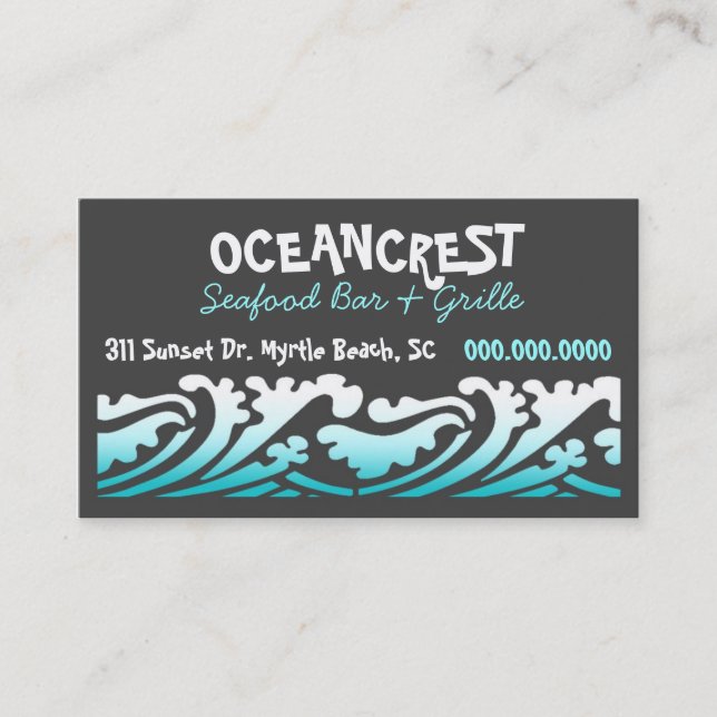 CARTE DE VISITE DE 311 OCEANCREST (Devant)